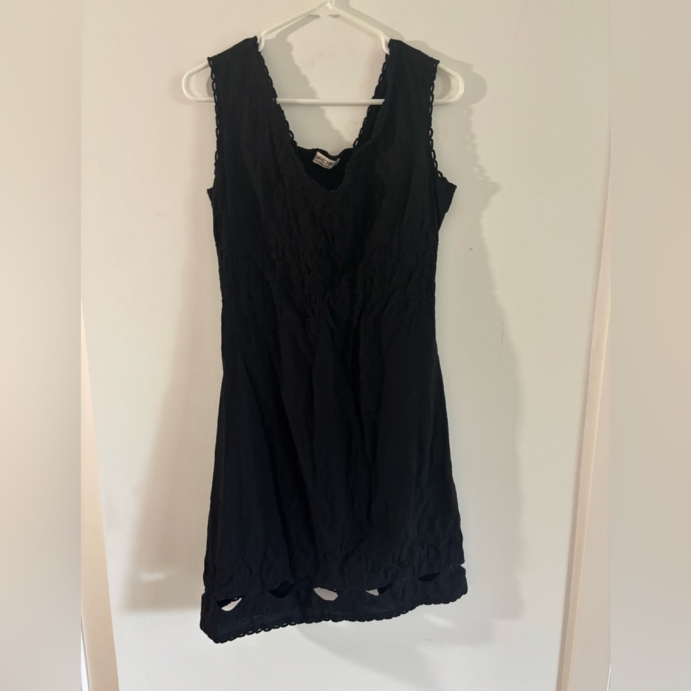 90s cotton embroidered summer dress